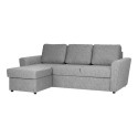 Corner sofa bed INGA grey