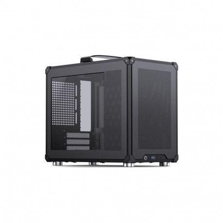 Jonsbo C6 MAX PC Case, Mini Case, Micro-ATX, Tempered Glass - black