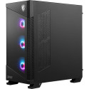 MSI MPG VELOX 100R Mid Tower Gaming Computer Case 'Black, 4x 120mm ARGB Fans, 1-6 ARGB Hub, ARGB lig