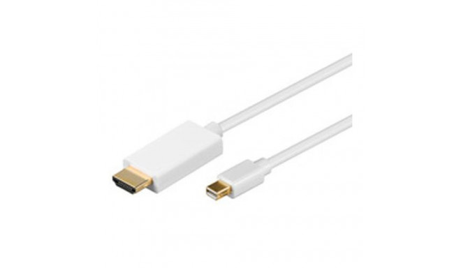 Goobay 2m Mini DisplayPort - HDMI Cable White