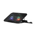 NOTEBOOK COOLING PAD NS -510 2W 2XUSB RGB