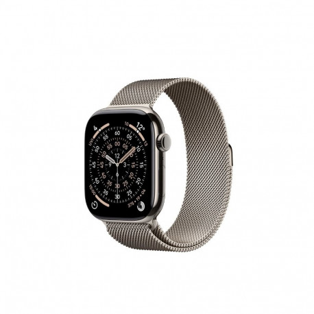 Watch Series 11 GPS + Cellular 46mm Natural Titanium Case with Natural Milanese Loop