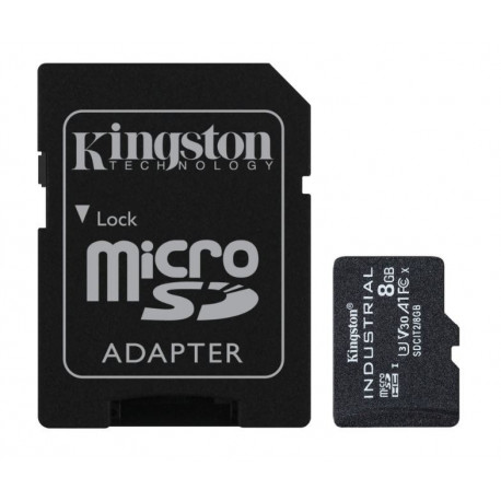 Memory card microSD 8GB CL10 UHS-I Industrial without adapter