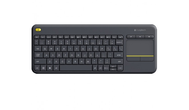 K400+ Wireless Touch Keyboard black