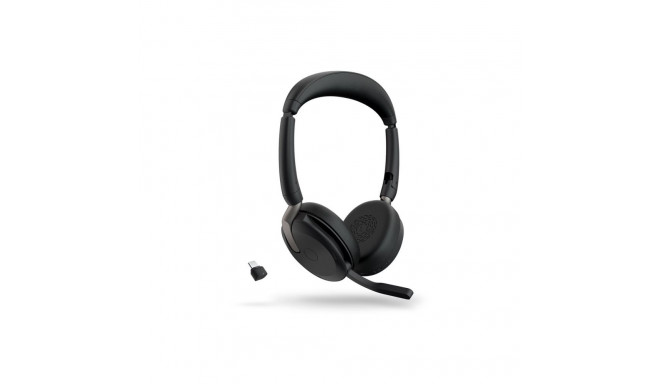 JABRA Evolve2 65 Flex UC stereo peakomplekt on-ear Bluetooth juhtmevaba aktiivse mürasummutusega USB