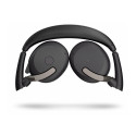 JABRA Evolve2 65 Flex UC Stereo Headset on-ear Bluetooth wireless active noise cancelling USB-C blac