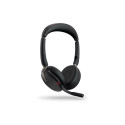 JABRA Evolve2 65 Flex UC Stereo Headset on-ear Bluetooth wireless active noise cancelling USB-C blac