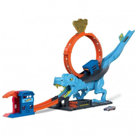 Hot Wheels - City T-Rex Loop And Stunt Playset (HKX42) (Nedaudz boj.iepak.)