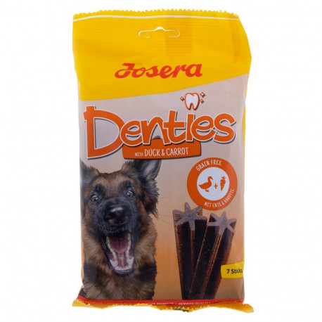 Dog Treat - JOSERA Denties Duck with Carrot Gluten-Free Dental Chew 180g