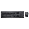 Keyboard and Mouse Set - Lenovo GX30L66303 QWERTY Keyboard, 1000 DPI Mouse, Black