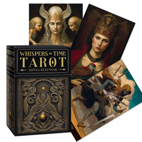 Tarot Deck - Whispers of Time 78 Cards with Booklet Gilded Edges