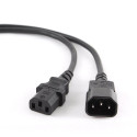 Power Cable - Gembird Pc-189 C14 Coupler Black