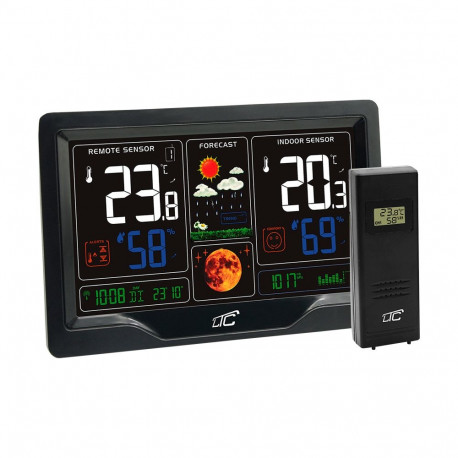 Stacja pogodowa värvilise ekraaniga must LXSTP09C