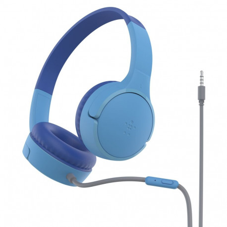 Belkin SoundForm wired On-Ear Headphone f.Kids,blue AUD010hqBL