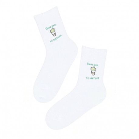 SOKISAHTEL MATCHA LOVE puuvillased sokid 444