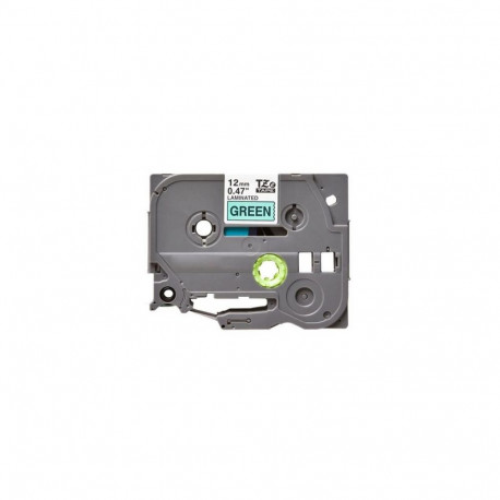 Compatible tape Brother TZe-731 12mm Black on Green