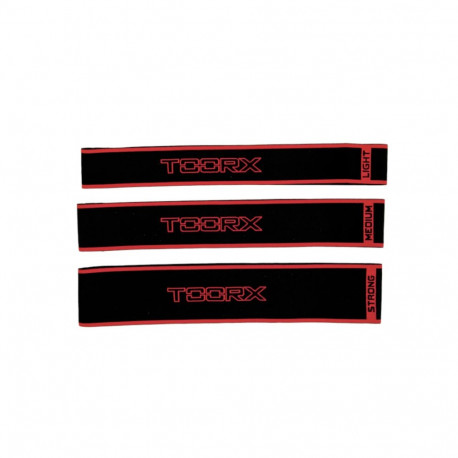 Võimlemiskummide komplekt TOORX Fabric Bands Medium (5tk pakis)