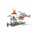 Blocki MyFireBrigade Helicopter and Control Tower / KB0812 / Constructor with 129 parts / Age 6+