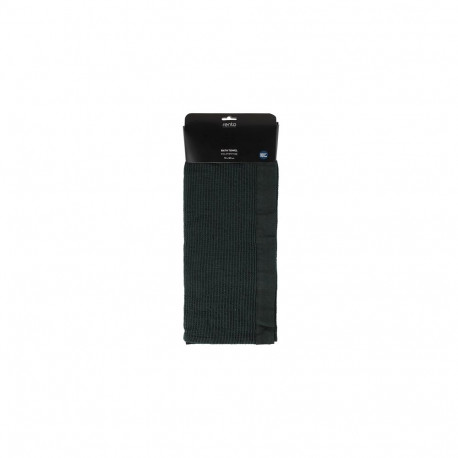 RENTO TOWEL KENNO 90X180BLACK/DARK GREEN