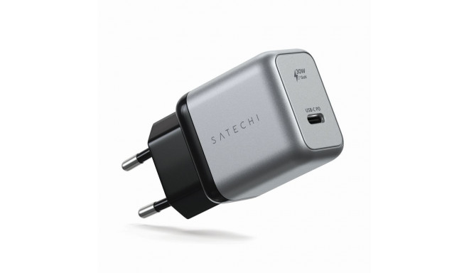 Phone charger Satechi GaN USB C 30W ST-UC30WCM-EU gray and black