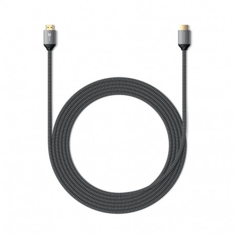 Cable HDMI to HDMI Satechi ver.2.1 8K/60Hz lub 4K/120Hz 2 m ST-8KHC2MM space gray