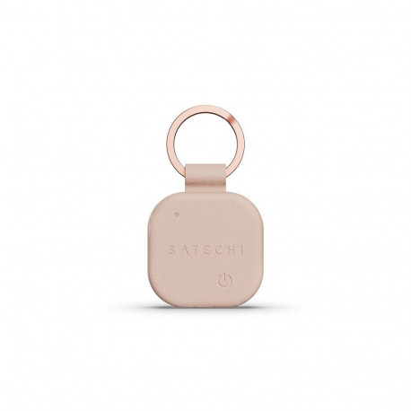 Locator compatible with Apple Find My Satechi Keychain shape Vegan Leather ST-LKCFR desert rose