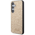 Guess Glitter Script case for Samsung Galaxy S24 - gold