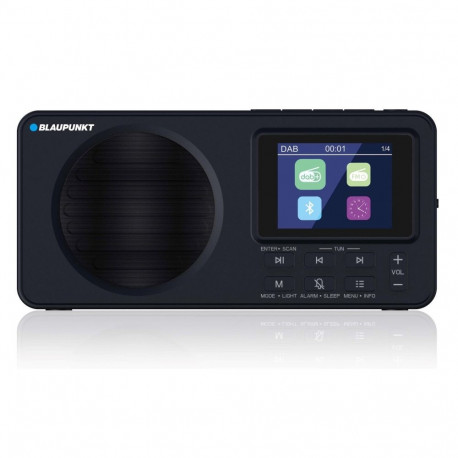 Blaupunkt DR6BK kaasaskantav must raadio
