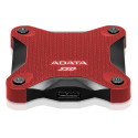 ADATA SD620 2 TB Micro-USB B 3.2 Gen 2 (3.1 Gen 2) must, punane