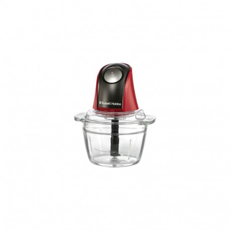 Russell Hobbs 27130-56 electric food chopper 0.5 L 200 W Black, Red, Transparent