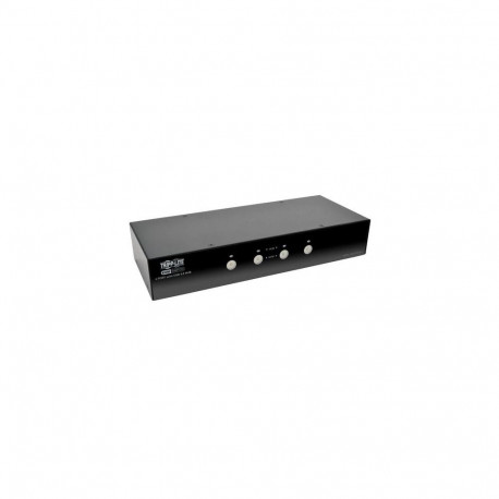 Tripp Lite B004-DPUA4-K 4-Port DisplayPort KVM Switch with Audio, Cables and USB 3.0 SuperSpeed Hub