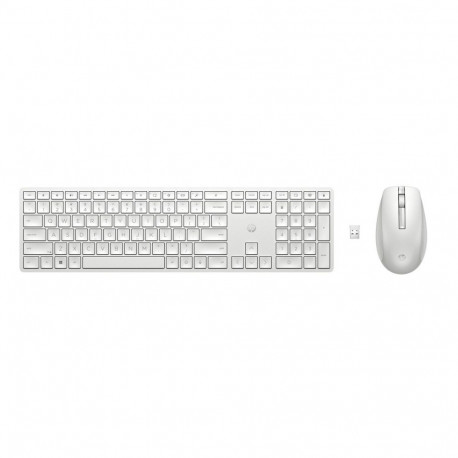 Keyboard and mouse combo set 650 Wireless White 4R016AA#ABB