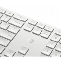 Keyboard and mouse combo set 650 Wireless White 4R016AA#ABB