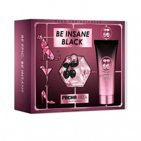 Pacha naiste komplekt BE INSANE BLACK 2-osaline