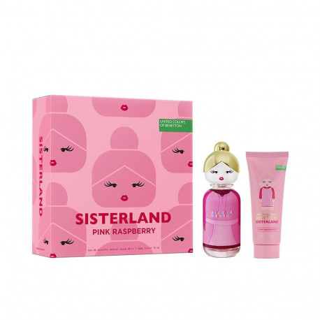 Benetton kinkekomplekt Sisterland Pink Raspberry 2-osaline