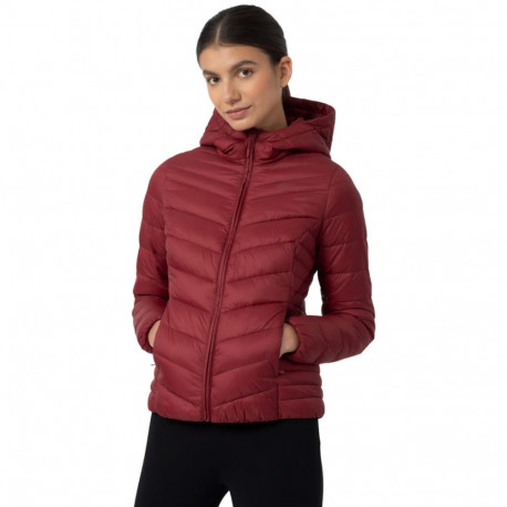 4F naiste jope H4Z22 KUDP003 61S S, tumepunane