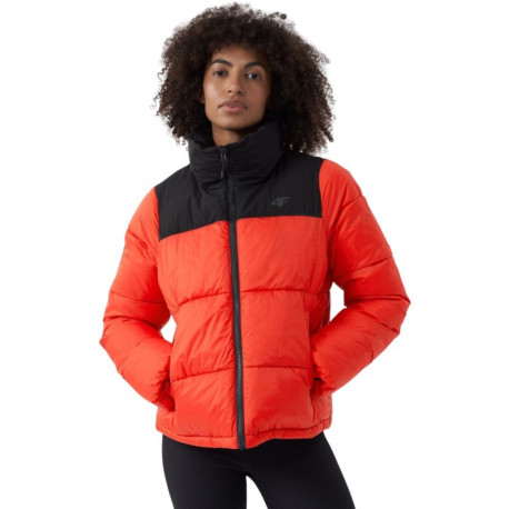 Kurtka pikowana damska 4F czerwona H4Z22 KUDP014 62S S