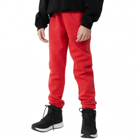 Spodnie dla dziewczynki 4F czerwone HJZ22 JSPDD002 62S 164cm