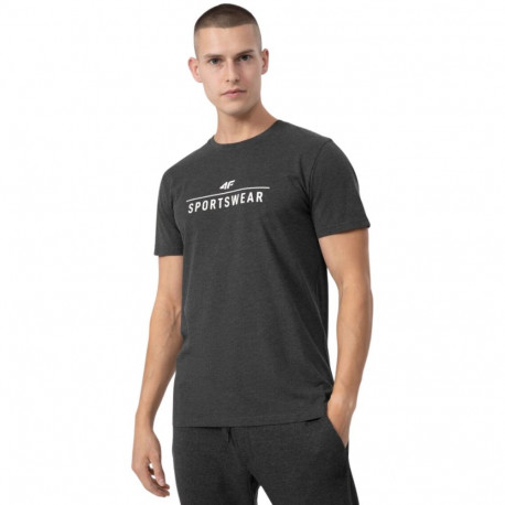 4F meeste särk H4Z22 TSM354 23M M, tumehall melanž