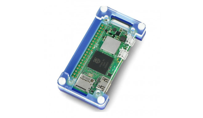 PiMoroni Pibow Zero 2 W - case for Raspberry Pi Zero 2 W - purple - PiMoroni PIM595}