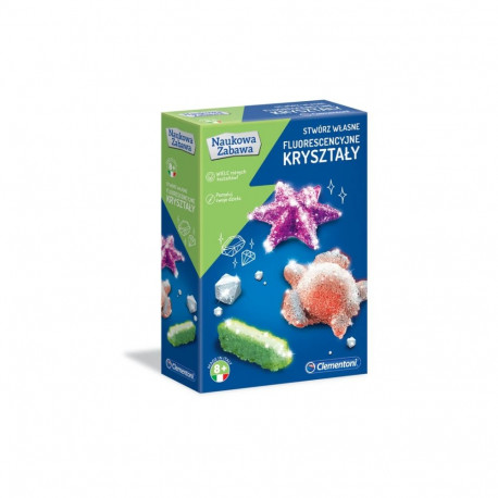 Naukowa Zabawa fluorestseeruvad kristallid poola keel Clementoni 60584