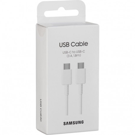 Samsung USB-C to USB-C kaabel EP-DX310 (3A) 1,8m valge