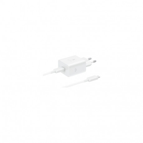 Samsung Schnellladegerät USB-C 45W + USB-C Kabel 1,8m weiß