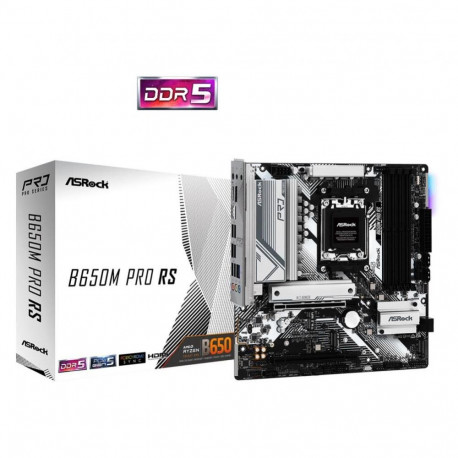 ASRock mainboard AMD B650 SAM5 Micro-ATX DDR5x4 1xPCI-Express 3.0 16x 1xPCI-Exp
