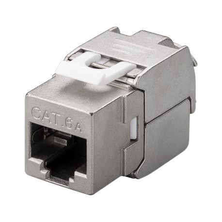Goobay Keystone moodul RJ45 CAT 6A, STP, 500 MHz, Slim-Line