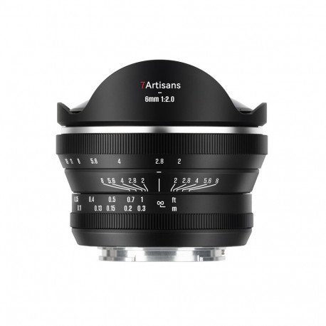 7Artisans 6mm f/2 Fisheye - Fuji X (APS-C)
