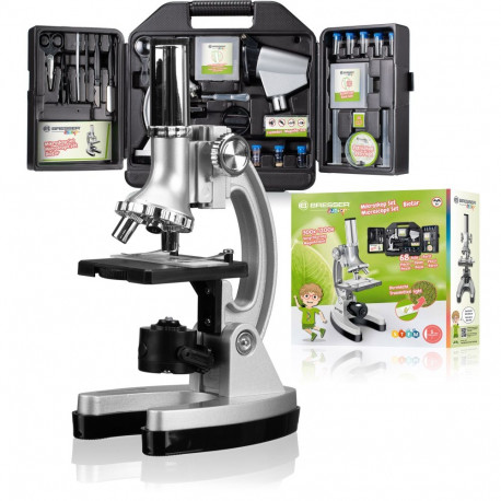 Microscope Bresser Junior Biotar 300x-1200x with experiment kit