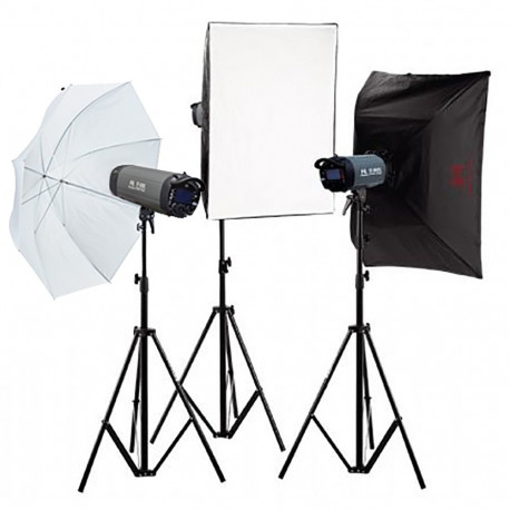 Falcon Eyes Studio Flash Set TFK-3400L with LCD Display