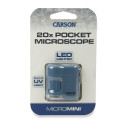Carson Pocket Microscope MicroMini 20x Bleu