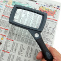 Carson Handheld Magnifier with Rubber Grip 2,5x85mm